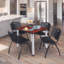 Plateau de table Kee Square, 4 chaises empilables-1810362136-1843066372-1810362210