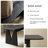 Black Solid Wood Bench-294772596