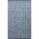Tapis bleu tissé à la main Parker