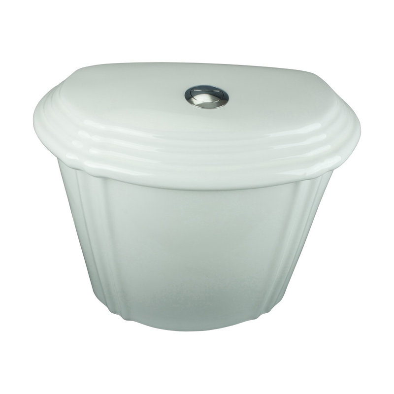 Cuve de toilette à double chasse blanc sheffield