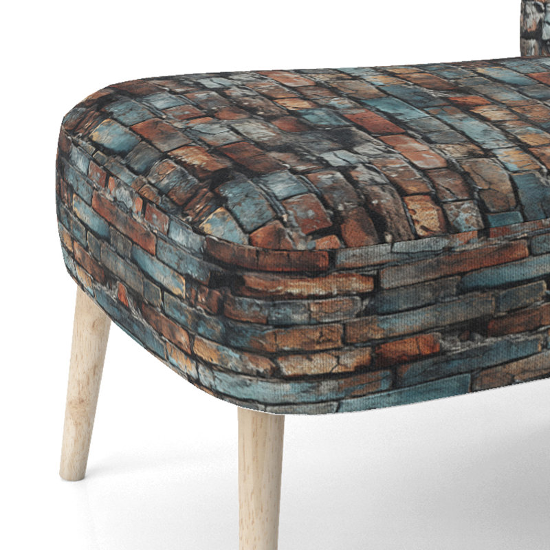 Vintage Industrial Essence - Upholstered Modern & Contemporary Accent Side Chair