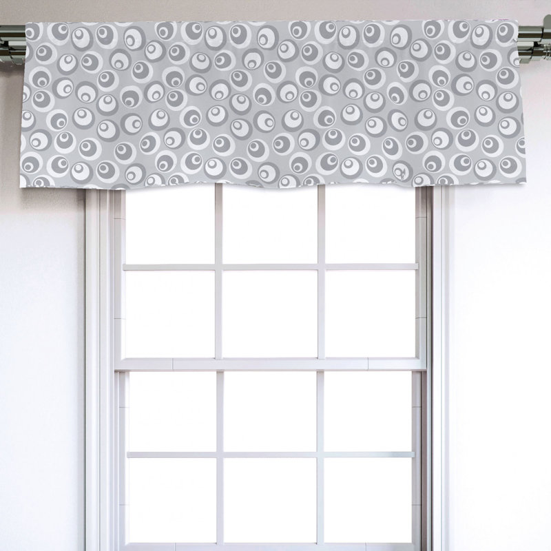 Sateen Ruffled Window Valance