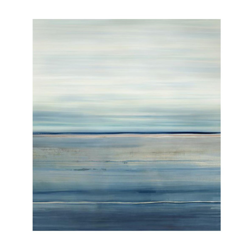 Blue Green II Print by Dylan Grey, Image Brush Gel, 53" H x 47" W