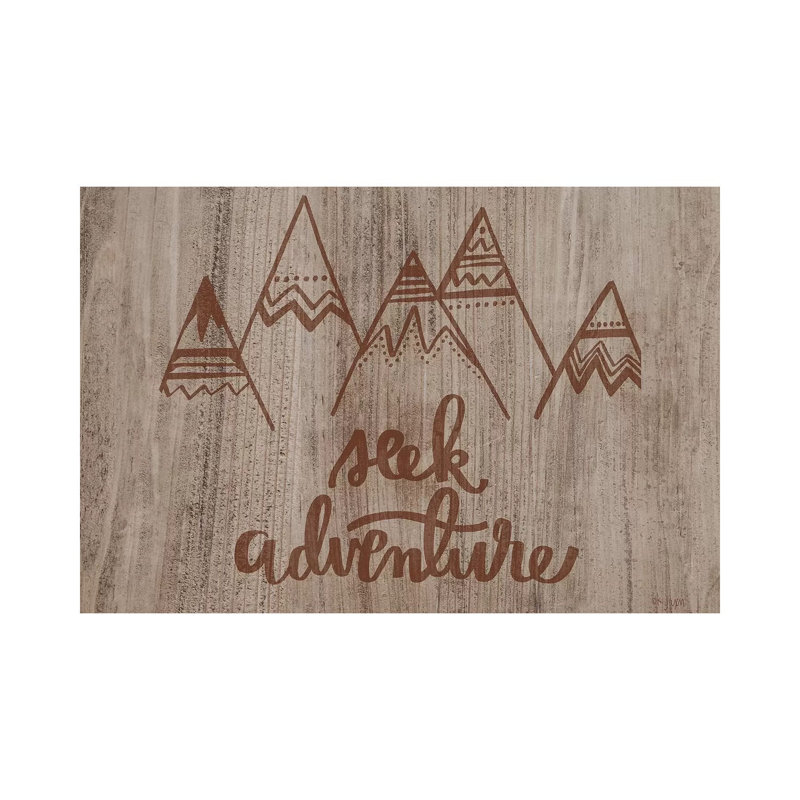 Seek Adventure by Jaxn Blvd. - Wrapped Canvas Gallery-Wrapped Canvas Giclée, 66.04 cm H x 45.72 cm W