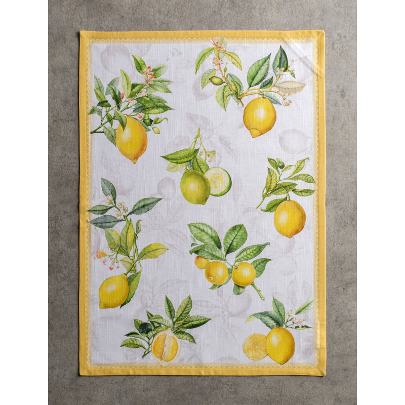 Cotton Floral Tea Towel Kitchen Towel