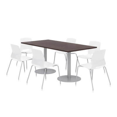 72" L Rectangular Breakroom Table and Chair Set