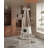 74.02" White Standard Solid Wood Cat Tree