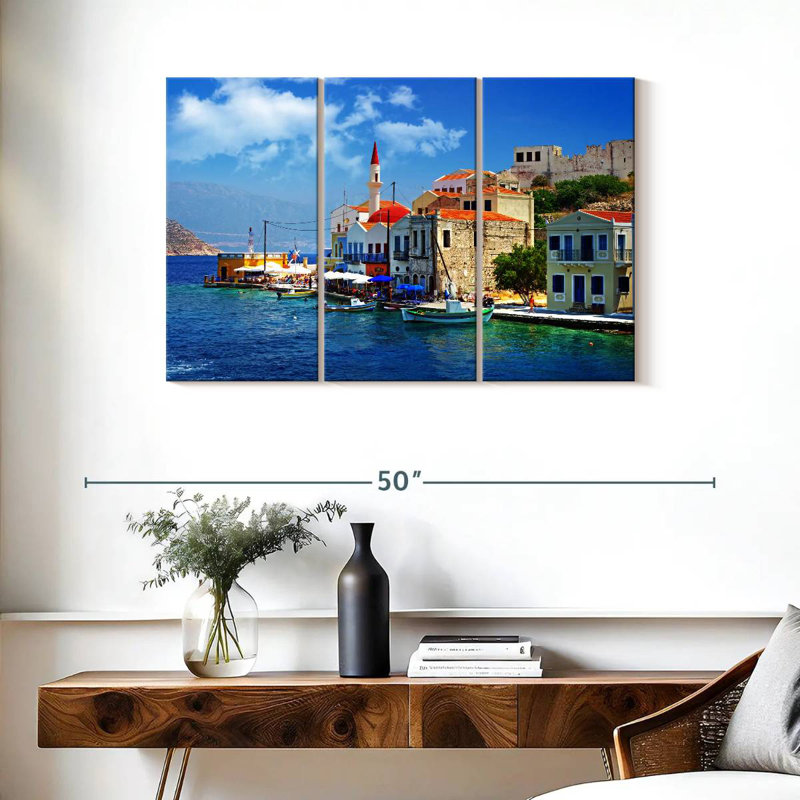 Gillard Kastelorizo Island, 24" H x 38" W