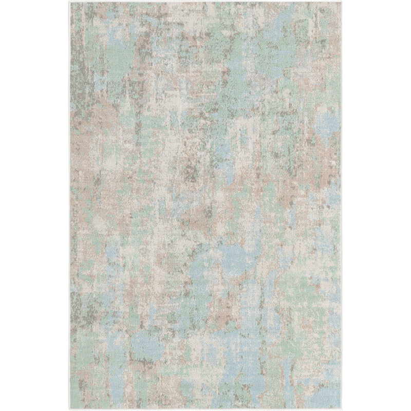 Abstract Indoor Rug, Rectangle 4' x 6'