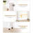 Over The Toilet Storage Cabinet With Acrylic Door Panel And Paper Towel Drawer, Bamboo Toilet Shelf, Organizer Rack Above Toilet For Bathroom (Without Power Strip)-1612956142