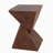 TESS Modern Side Table – Stylish Cent Table Compatible with Living Room, Bedroom, or Office – Versatile Home Furniture with Design and Sturdy Construction,Dark Brown Color-858323237