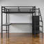 Lit mezzanine en métal avec bureau intégré et station de charge-1706350197-1706350198