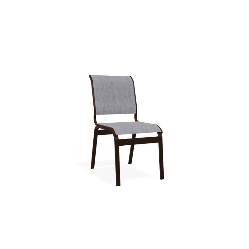 Chaise d'appoint de salle à manger Hiraku, Kona texturé, Bijou