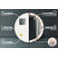 Huldar Glass Flat Wall Mirror