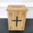 FixtureDisplays Engineered Wood Tithes Offering Box Cross Christian Church Knock-Down Wood Donation Boxes, Collection Boxes,Charity Boxes 11.8 inche wide x 9.5 inches deep x 15.8 inches height 21396-KD