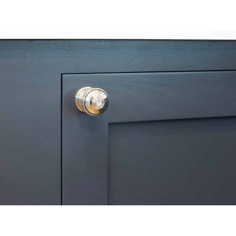 Prestbury Cabinet Round Knob, Polished Nickel