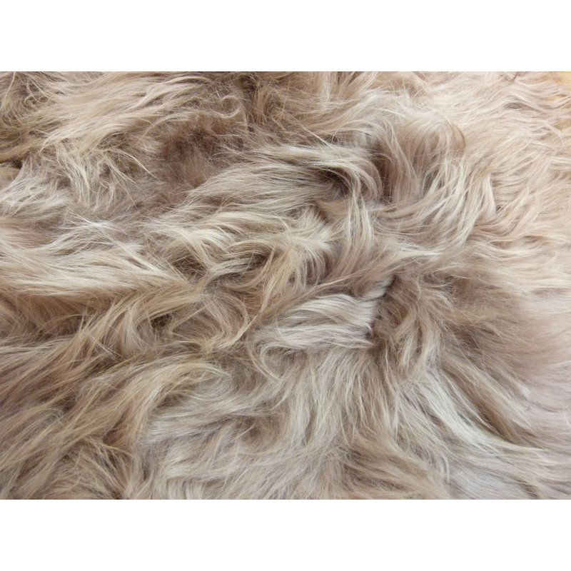 Kearney Solid Colour Sheepskin Area Rug, Novelty 120 x 200cm