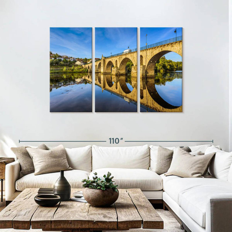 Pont Ponte Da Barca, H 48 po x l 74 po