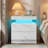 LED Nightstand with Drawers-224815443