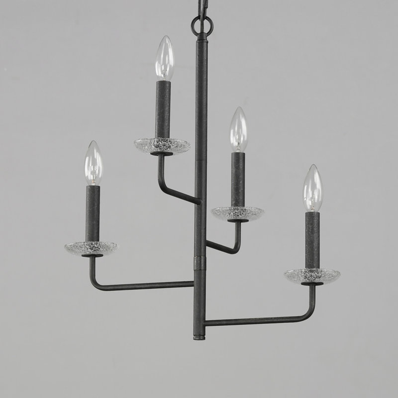 Farnborough 4 - Light Dimmable Tiered Chandelier