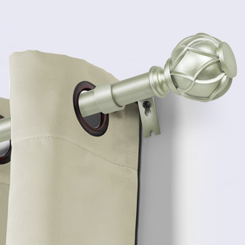 Buz Mounting Bracket and Finial, 48" - 84", Champagne Gold