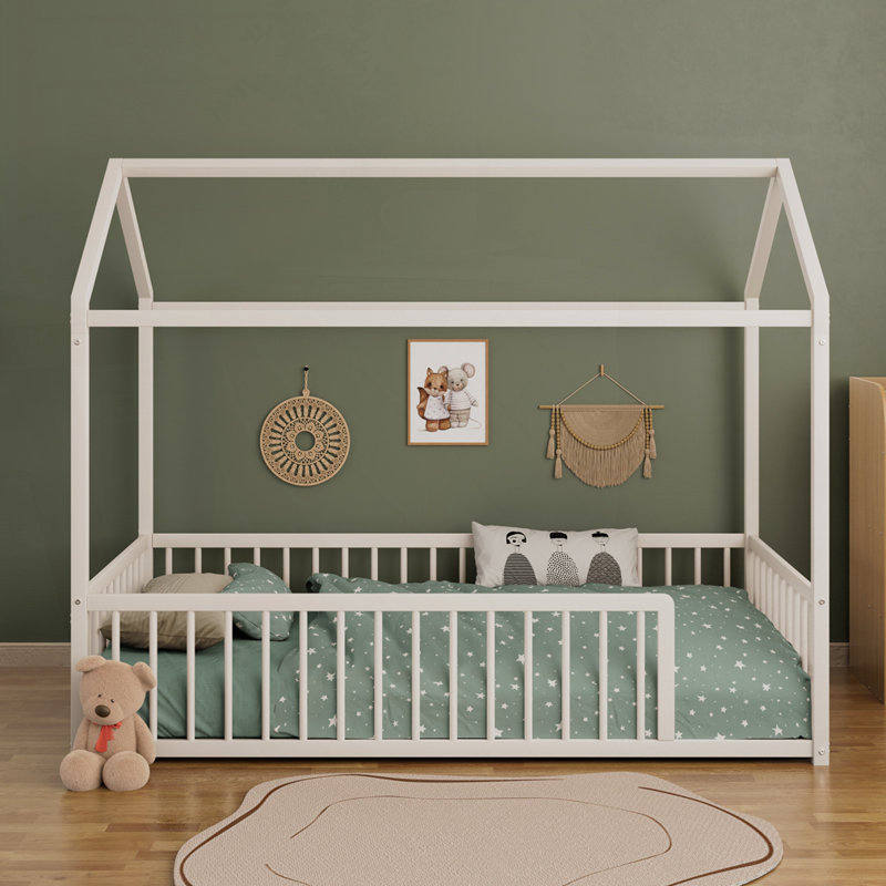 Structure de lit Montessori, Simple, Blanc