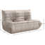 Causeuse rembourrée en velours 54,75 po Rachel-1273191942