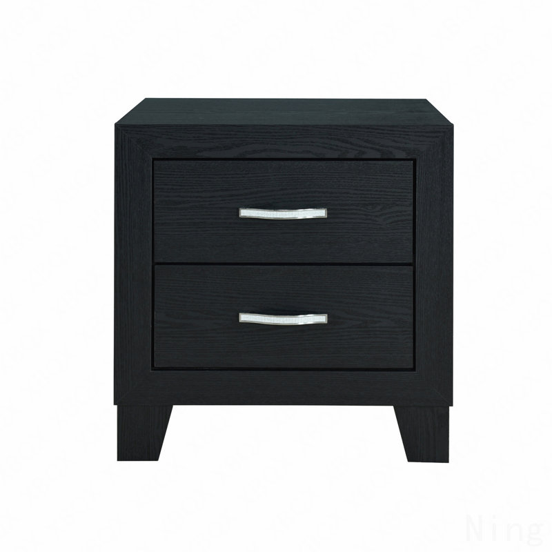 Table de chevet noire, Noir