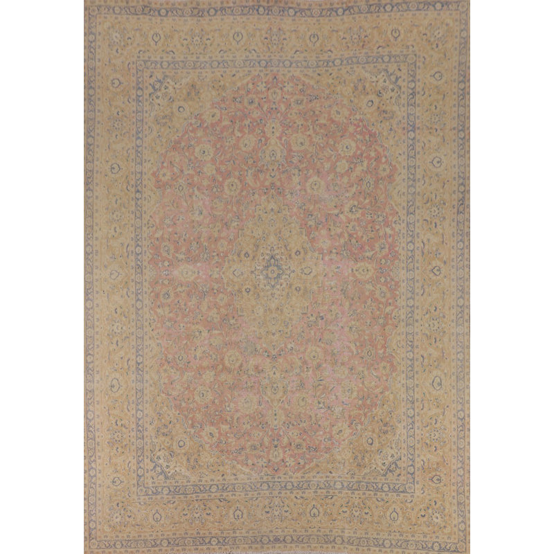 Tapis traditionnel rose 10x12