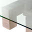 Coffee Table Ikal Travertine - Glass