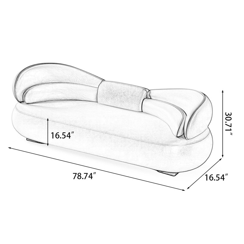 Banc rembourré, Gris foncé