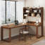Bureau en bois massif en forme de L brun noisette-1916120453-1916120457