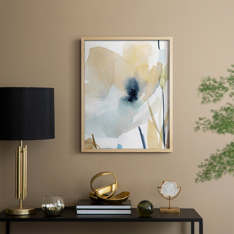 Blooming Wash II, reproduction encadrée - bois massif, H 15 po x l 12 po