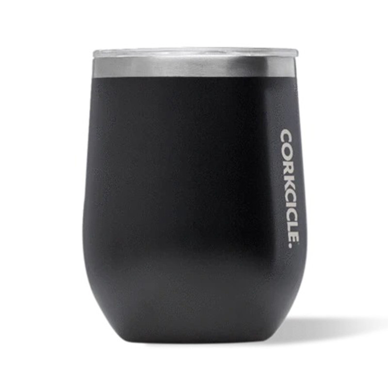 Corkcicle 12oz. Triple Wall Insulated Stainless Steel Travel Mug, Matte Black