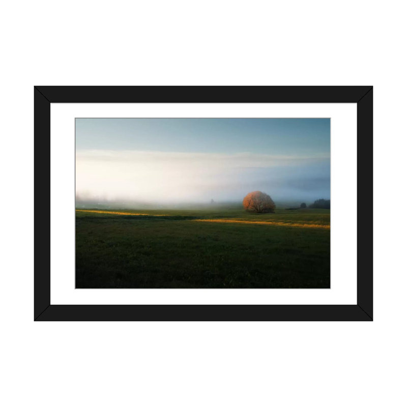 « Morning Mist » par Andreas Stridsberg-reproduction de photo sur toile tendue, H 16 po x l 24 po x P 1 po, Blanc
