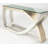 60'' Glass Top Console Table