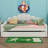 Full Upholstery Daybed Frame With Trundle-2117212356