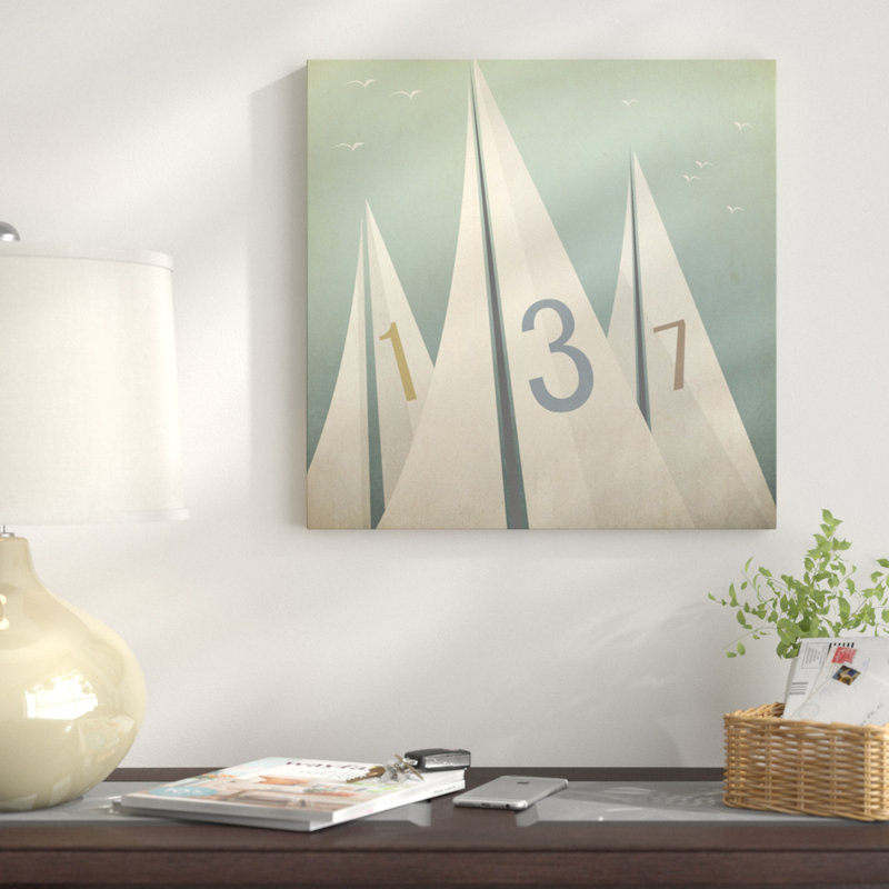 « voiles vii » par ryan, impression sur toile, H 12 po x l 12 po x P 1,5 po, Toile tendue, Pas de tapis