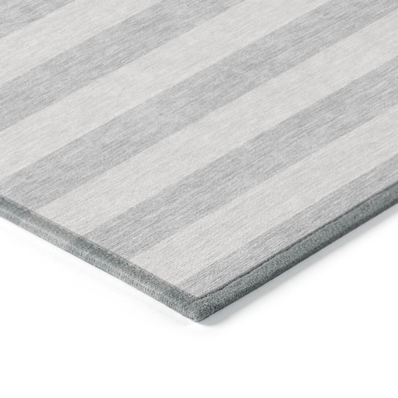 Hasad Washable Striped Indoor / Outdoor Rug, Rectangle 2'6" x 3'10"