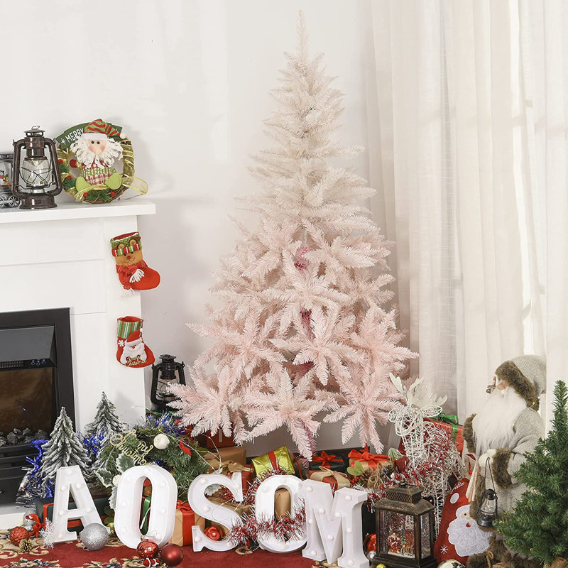 Artificial Spruce Christmas Tree, 4.92ft H x 2.46ft W x 2.46ft D