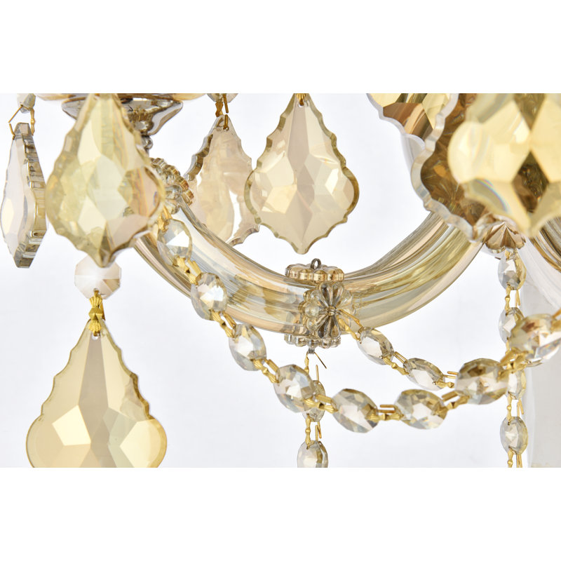 Stockard Wall Sconce, Golden Teak Smoky, Royal Cut, Golden Teak