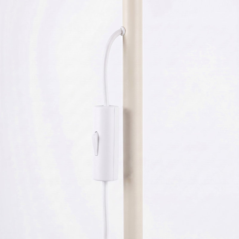 Karbon Powder Coated Column Floor Lamp, 30x30x155 cm, Beige