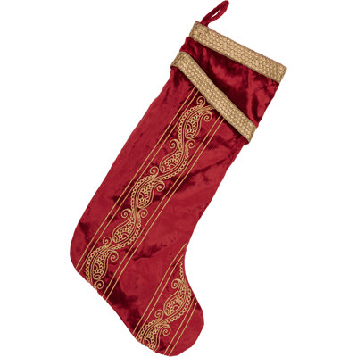 Chaussette de Noël festive