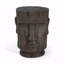 Tabouret de table d'extérieur à piédestal avec statue de Moai