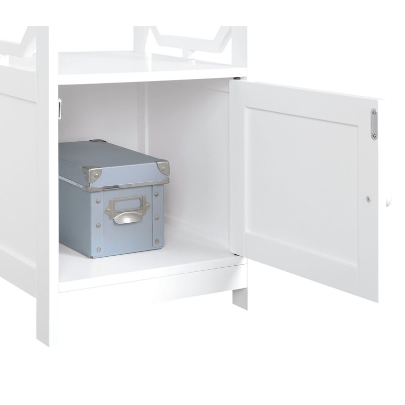 Minburn 26'' Tall End Table, White