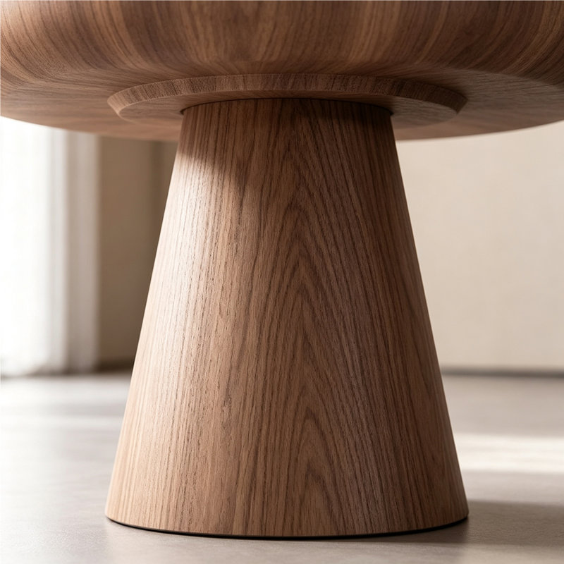 Table basse en bois de style nordique