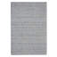 Tapis intérieur rectangulaire en polypropylène argenté tissé à la main Kilim-1503310281