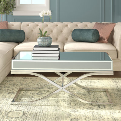 Skakke Glass Top Coffee Table