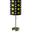 Lampe de table 33 po en métal de style rétro avec abat-jour noir-683812981