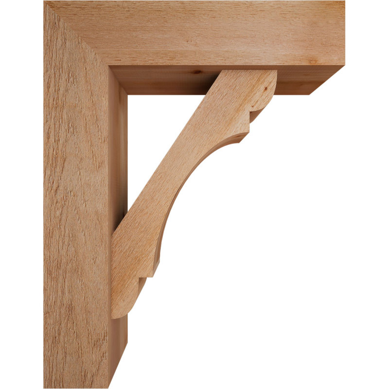 Support de bloc olympique avec entretoise décalée, 36 x 28, Cèdre rouge occidental de l 8 po (scié brut)